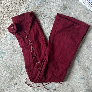 Burgundy Pants